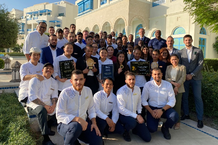 Hilton Salwa Beach Resort & Villas Receives Five Prestigious Awards 